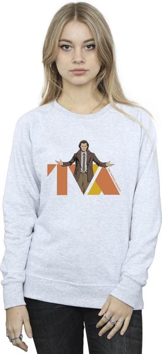 Actual product image Womens/Ladies Loki TVA Pose Sweatshirt (L)