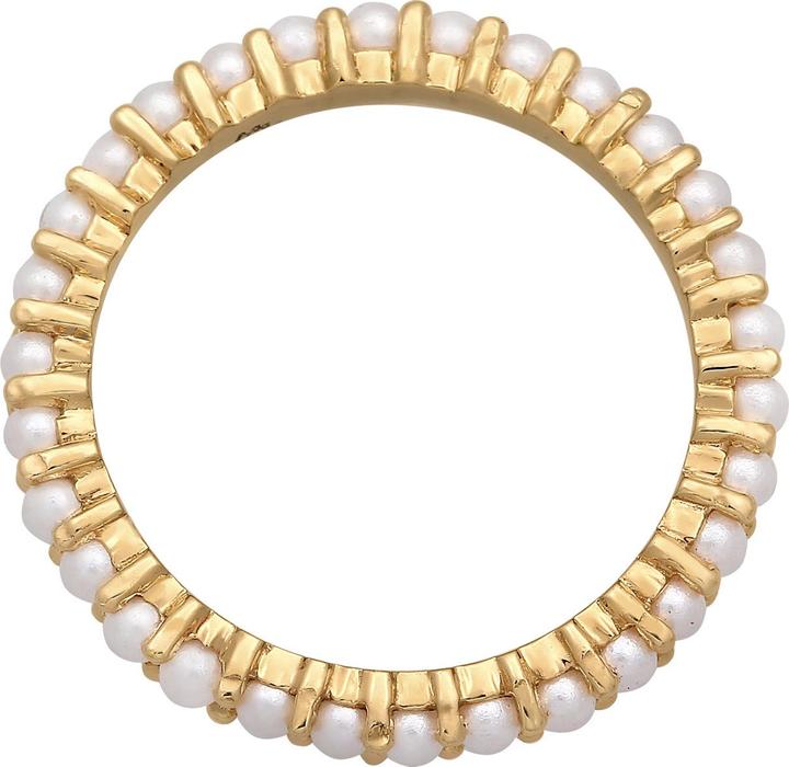 Immagine prodotto Elli Anello Anello Memoire Perlina di vetro Argento 925 (54, 925 Argento)