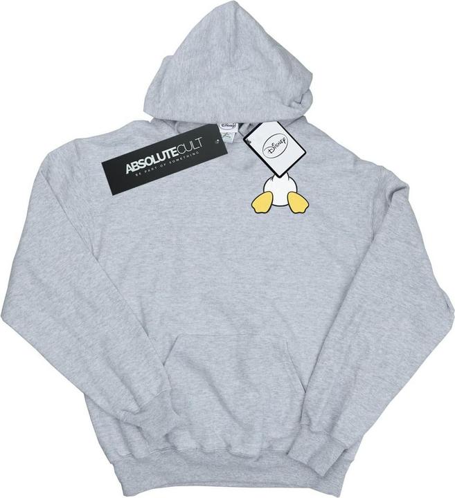 Immagine prodotto Disney Donald Duck Backside Breast Print Felpa con Cappuccio Uomo (L)