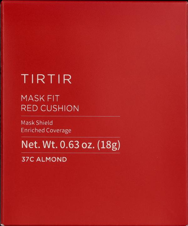 Actual product image TirTir Mask Fit Red Cushion Foundation Full Coverage Weightless Skin Fit (#37C Almond)