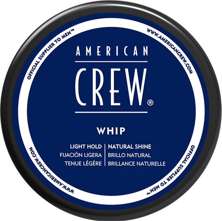 Actual product image American Crew Men's Whip Styling Cream Light Hold Natural Shine 3 Oz (Hair cream, 85 ml)