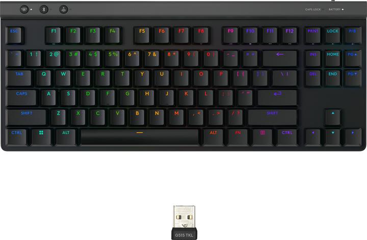 Actual product image Logitech G515 Lightspeed TKL (DE, Wireless, Cable)