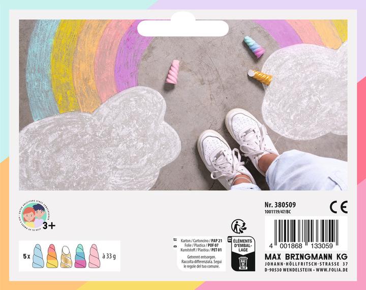 Produktbild Folia Einhorn (Mehrfarbig, 5 x)