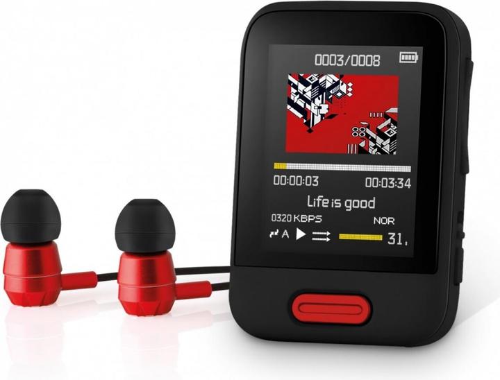 Actual product image Sencor SFP 7716RD MP3 MP4 PLAYER (16 GB)