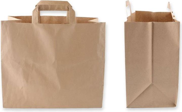 Immagine prodotto Naturestar Borse di carta organiche 320x170x250mm in carta kraft marrone PU=250 pezzi (250 Pezzo/i)