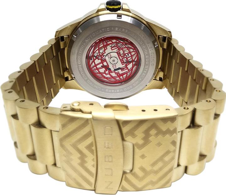 Produktbild Nubeo NB-6082-SI-33 Herrenuhr Quasar Automatik Limited 48mm 20ATM