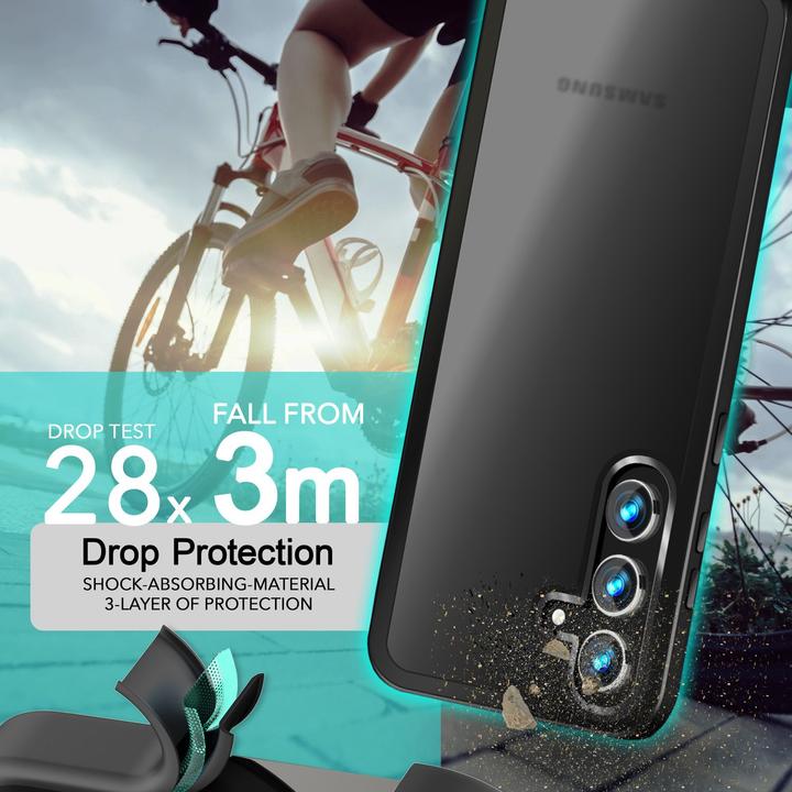 Produktbild Nalia Semi-Transparente Hybrid Hülle mit Schutzrahmen (Samsung Galaxy S24+)