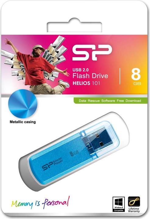 Actual product image Silicon Power Helios 101 - USB Flash Drive (8 GB, USB 2.0)