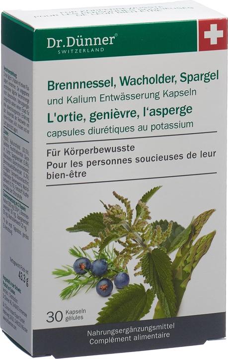 Image du produit Dr. Dünner Essenza - Capsules de drainage d'orties Essenza (1 pièce(s), Capsules, 58 g)