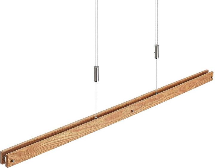 Actual product image Lindby Alimara LED pendant light L138 Wood (1165 lm)