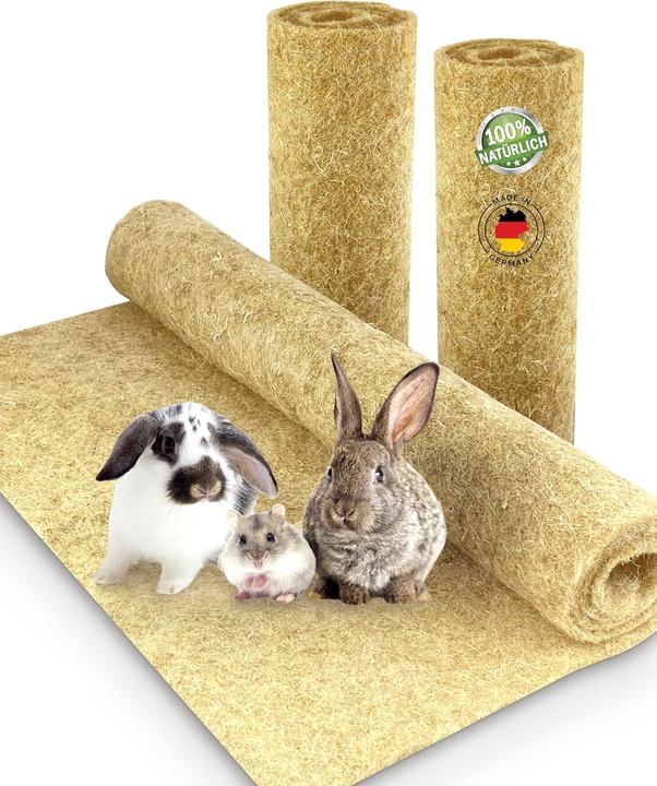 Actual product image Nagerteppich.de 10er-Set Hanf-Nagerteppich (Bedding)