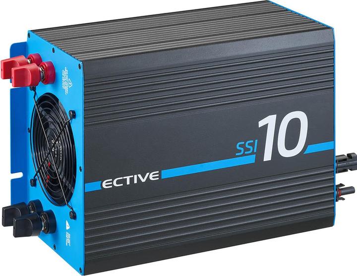 Produktbild Ective SSI 10 Sinus-Wechselrichter 1000W 12V mit Netzvorrang, Ladegerät & MPPT Laderegler (CH-Stecker)