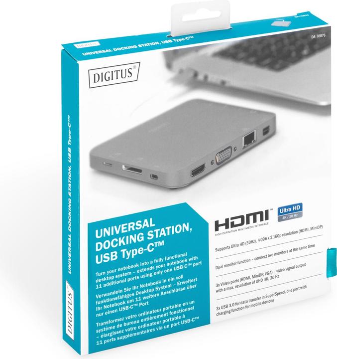 Produktbild Digitus DA-70876 (USB-C, 11 Ports)