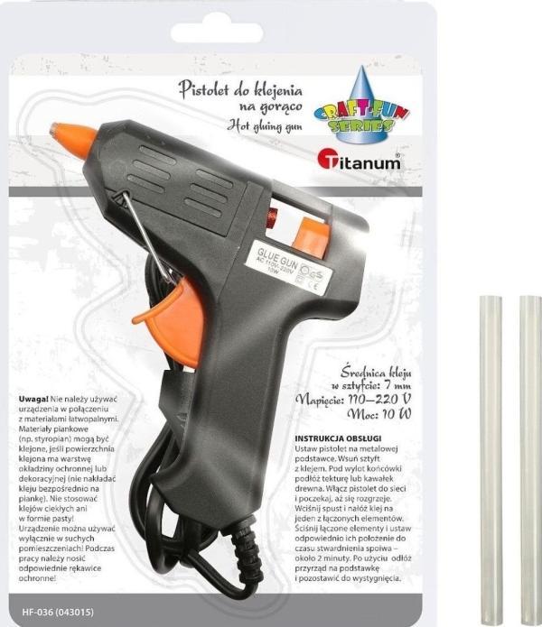 Productafbeelding Titanum Hete lijmpistool +2 lijm 7mm