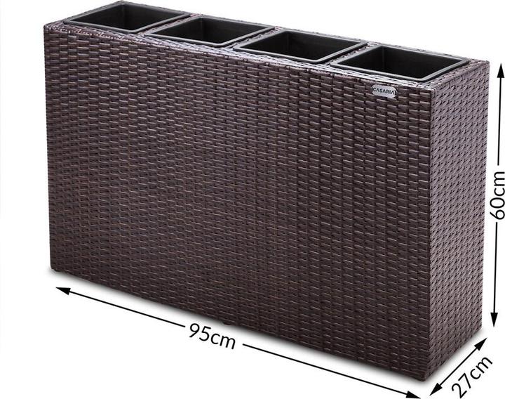 Actual product image Casaria Flowerpot (27 cm)