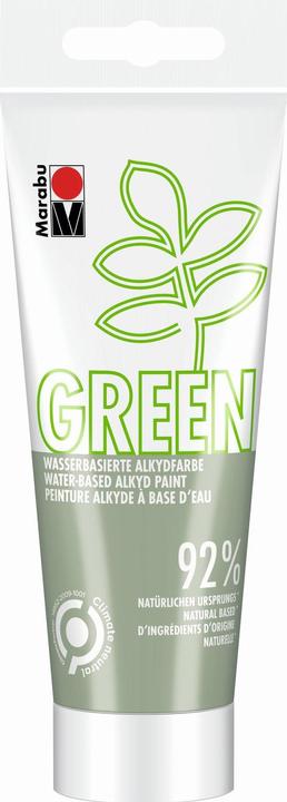 Produktbild Marabu Bastelfarbe Alkydfarbe Green Mistel, 100 ml (Graugrün, 100 ml)