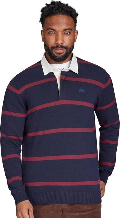 Actual product image Raging Bull Mens Knitted Rugby Shirt (XXL)
