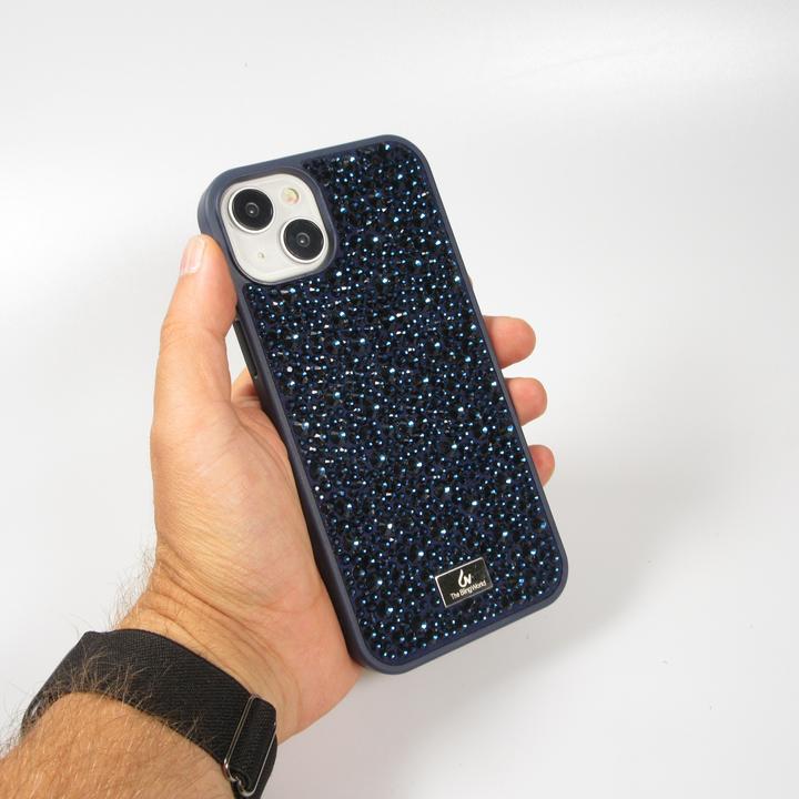 Immagine prodotto PhoneLook Cover Glitter Diamond The Bling World Blu scuro (Apple iPhone 15)