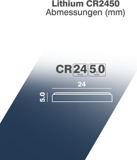 Actual product image Camelion CR2450 lithium battery in practical set of 5 (5 pcs., CR2450, 550 mAh)