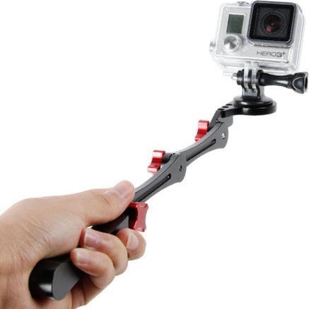 Actual product image Hermex Selfie tripod connection HERO 5 / 4 / 3+ / 3 / 2 / 1 monopod monopod telescopic rod (1, 3, 4, GoPro Hero 5)