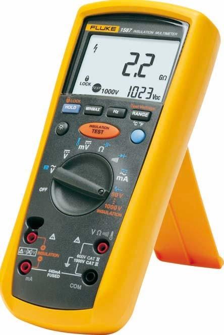 Produktbild Fluke 1587T Kalibriert nach Werksstandard (ohn (CAT III 1000V, CAT IV 600V)