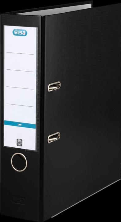Produktbild Elba Ordner smart PP-Papier, Rückenbreite: 80 mm, schwarz DIN A4, Einband aussen PP (A4, 80 mm, 1 Stück)