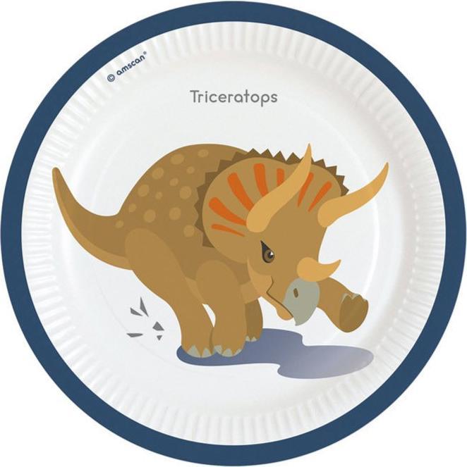 Image du produit Riethmüller 8 Assiettes Happy Dinosaur 23cm (8 x)
