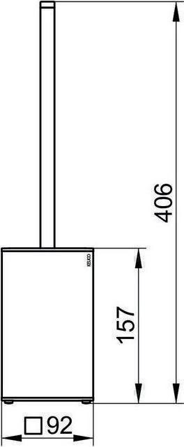 Produktbild Keuco Edition 90 Toilettenbürstengarnitur