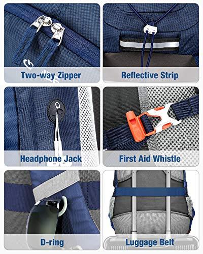 Immagine prodotto Homiee Zaino da trekking (45L, blu) (45 l)
