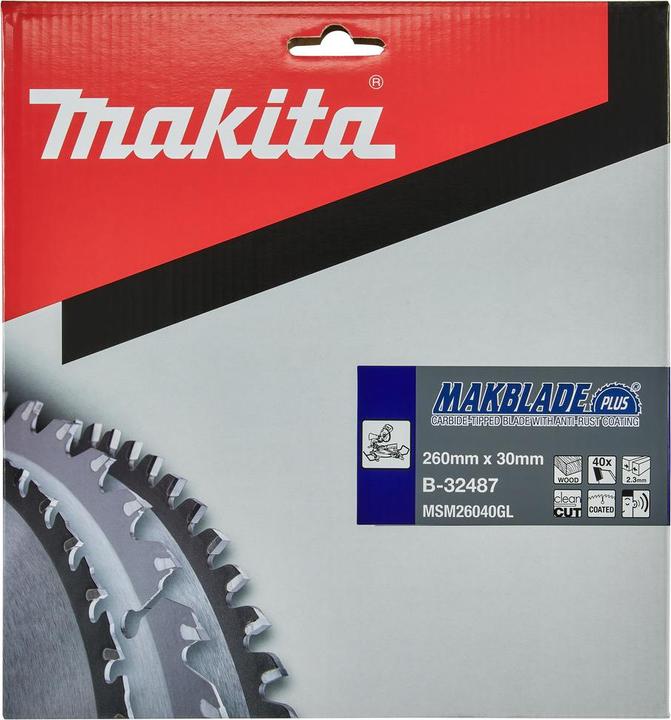 Actual product image Makita MAKBLADE circular saw blade 260x30