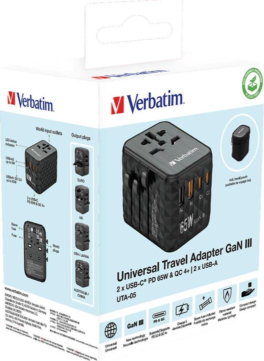 Image du produit Verbatim Adaptateur universel de voyage