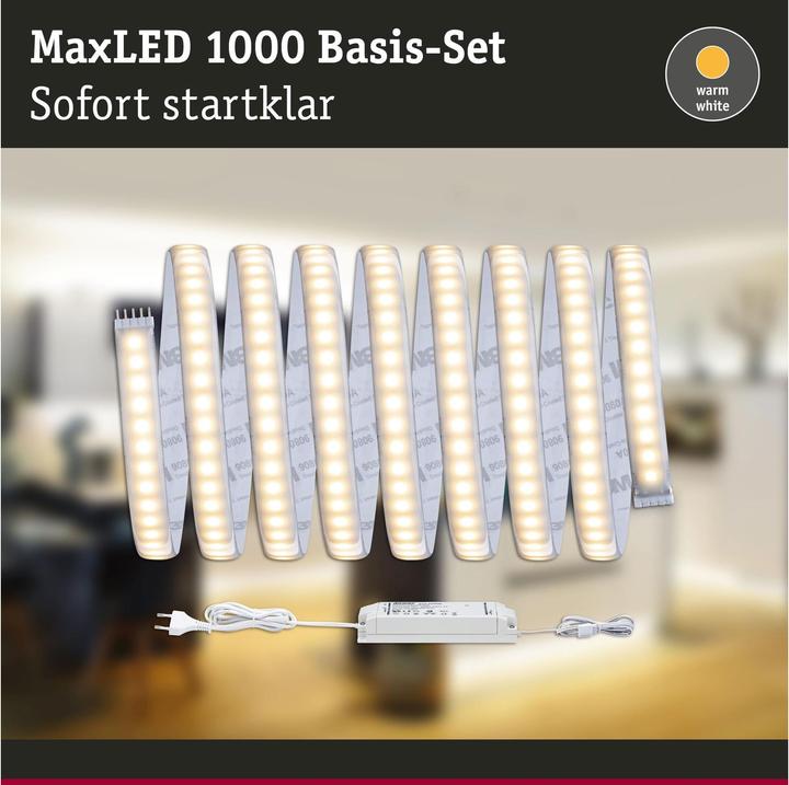Actual product image Paulmann MaxLED 1000 Stripe Set (Warm white, 300 cm, Indoor)