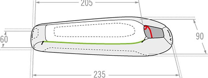 Produktbild Vaude Sioux 800 (220 cm)