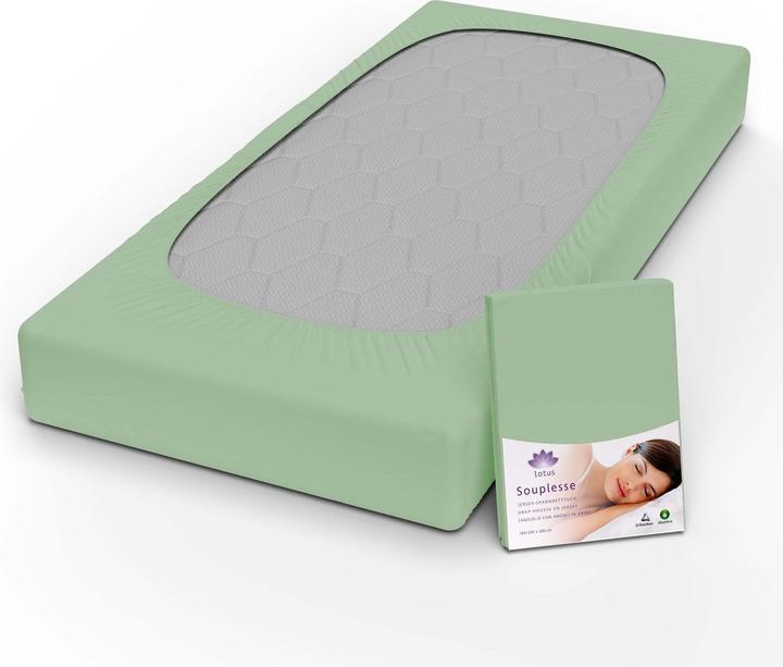 Produktbild Lotus Bettwaren Jersey Fixleintuch Souplesse (180 x 200 cm)