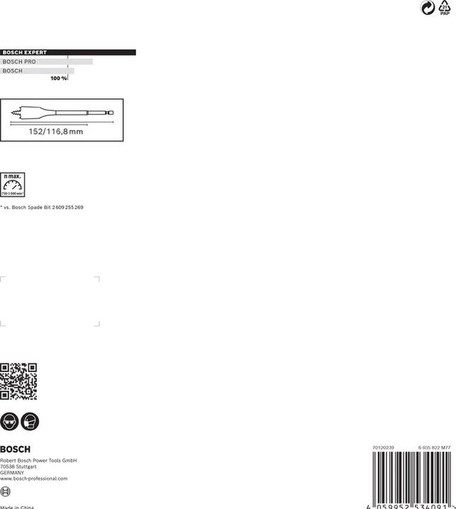 Actual product image Bosch Zubehör Expert SelfCut Speed - drill set - for softwood, chipboard (12, 16, 18, 20, 22, 25, 28, 32 mm)
