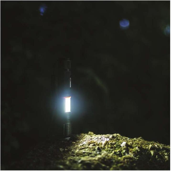Actual product image Emos COB LED + LED Flashlight, 230 lm, 3x AAA, Focus (15 cm, 230 lm)