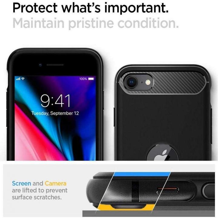 Produktbild Spigen Rugged Armor (Apple iPhone SE (2nd Gen), Apple iPhone SE (3rd Gen))