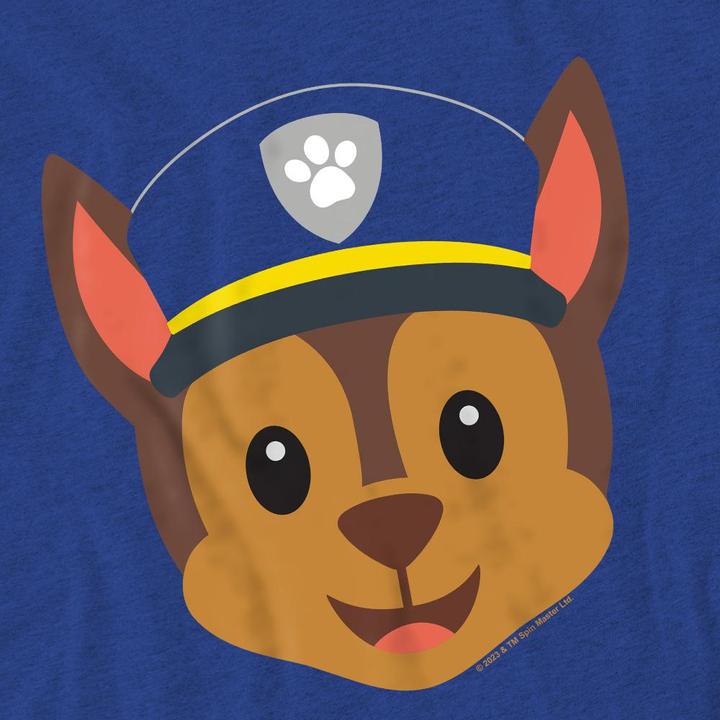 Actual product image Paw Patrol Unisex Adult Chase Emoji T-Shirt (XXL)