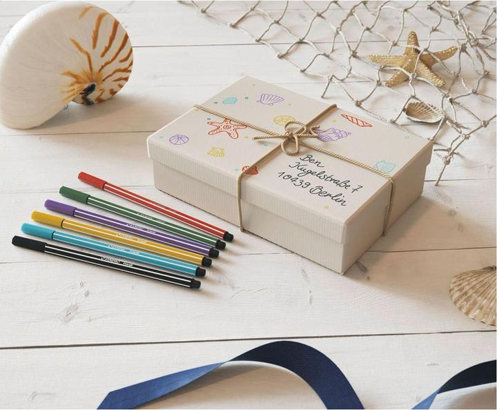 Image du produit STABILO Pen 68 Feutre Premium (Bleu azur, 1 x)