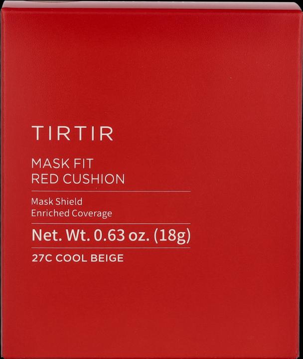 Produktbild TirTir Mask Fit Red Cushion Foundation - Full Coverage, schwerelos, Skin Fit (#27C Cool Beige)