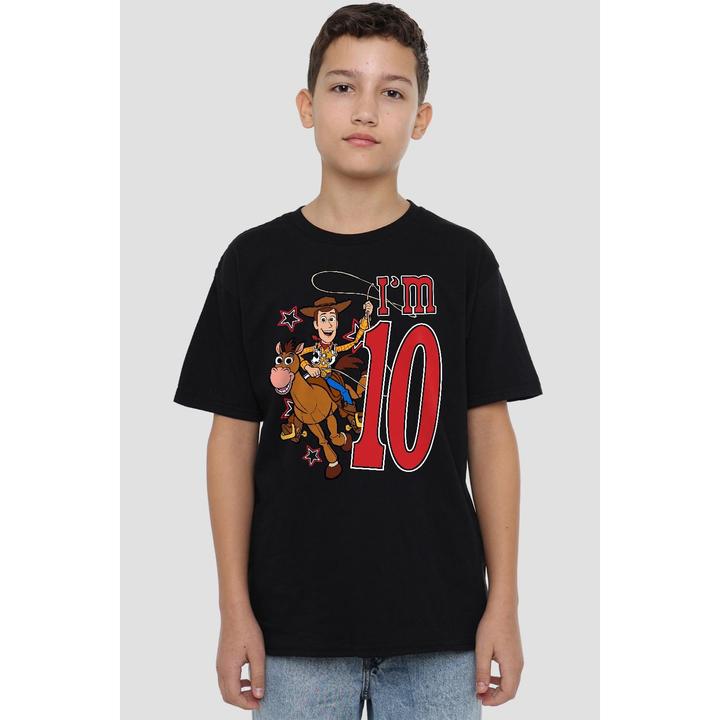 Immagine prodotto Toy Story I'm 10 Maglietta Compleanno Legno Bambini (104)