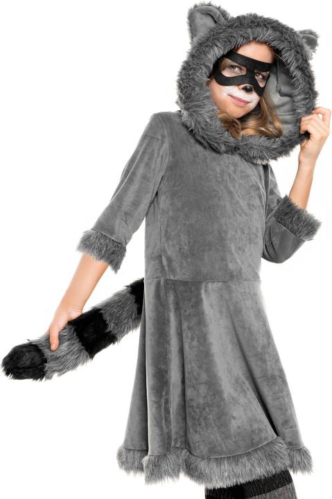 Produktbild Maskworld Waschbär Kostüm für Kinder - für Fasching Karneval (134, 140)