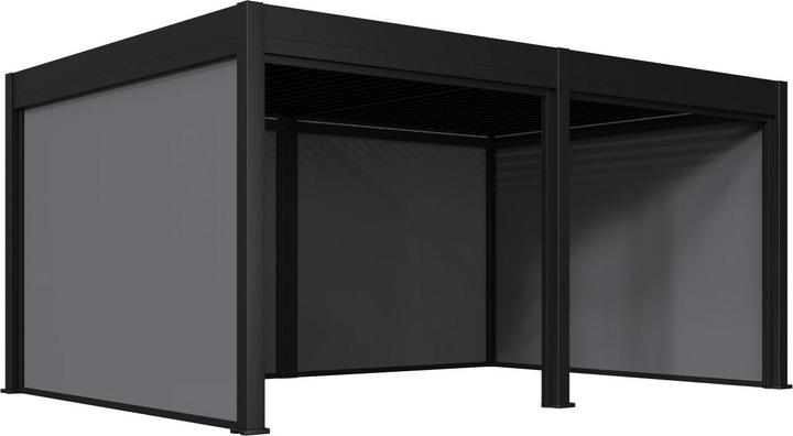 Immagine prodotto Weide Tenda parasole elettrica per salice Pergola elettrica | antracite (360 cm, 9 cm)