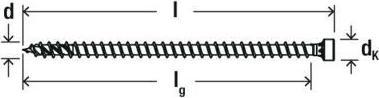 Actual product image Fischer PowerFull II 6.0x200 ZK TX VG blvz 100 (100 Screws per piece)
