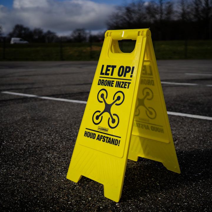 Actual product image Caruba Drone Waarschuwingsbord Nederlands (Universal)