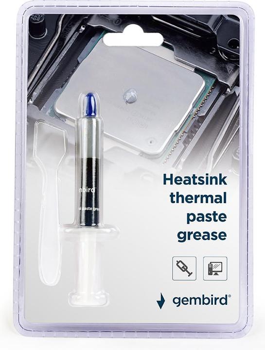Actual product image Gembird Heat sink Thermal Grease 3g (4.50 W/m K, 3 g)