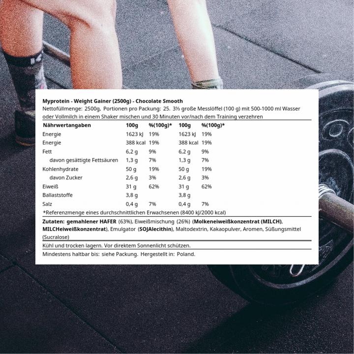Image du produit MyProtein Mélange de gain de poids (Chocolat, 1 pcs, 2500 g)