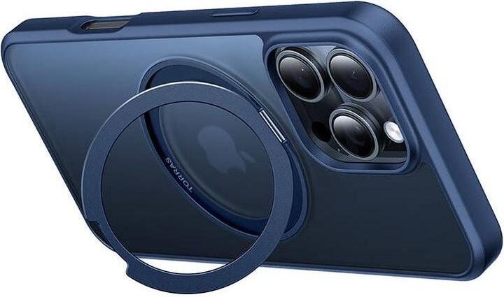 Produktbild Torras Ostand Pro Case for iPhone 16 ProMax (Blue) (Apple iPhone 16 Pro Max)