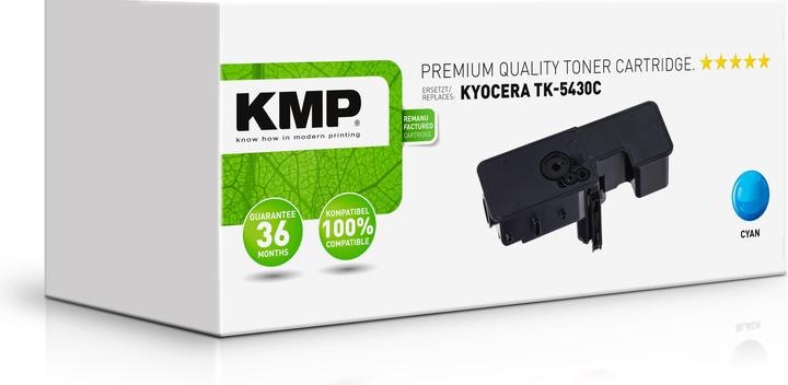 Produktbild KMP Toner Kyocera TK-5430C 1T0C0ACNL1 1250 S. cyan remanufactured