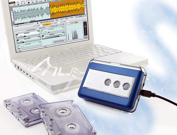 Image du produit Auvisio Lecteur de cassettes USB avec logiciel